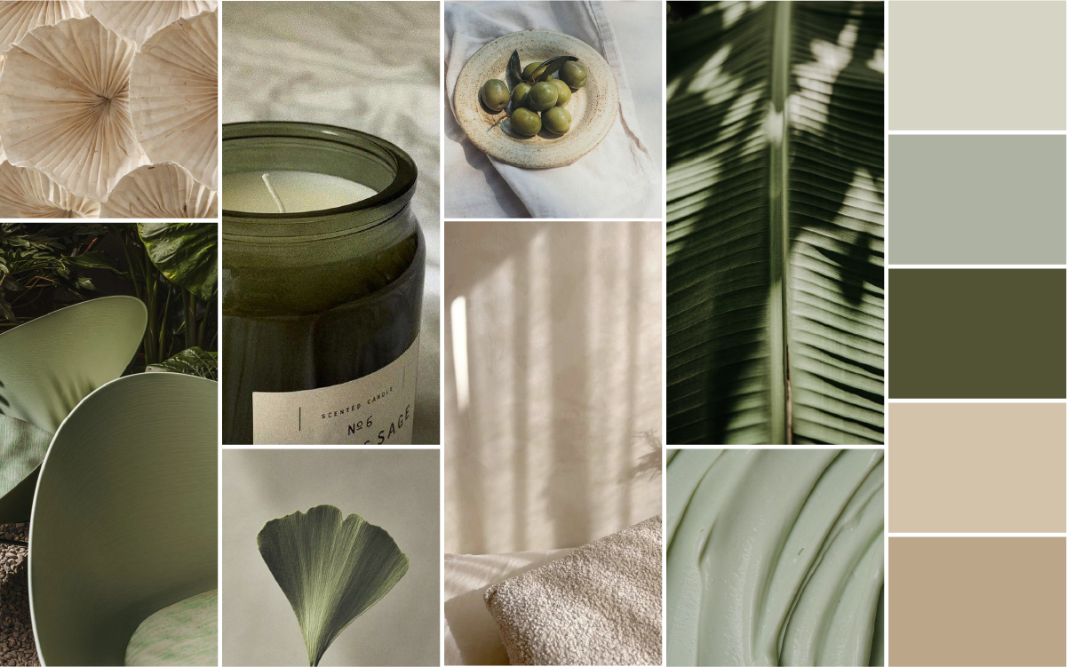 Mood Board : Naturel & Calme 1 Mood Board : Naturel & Calme – Studio Latté