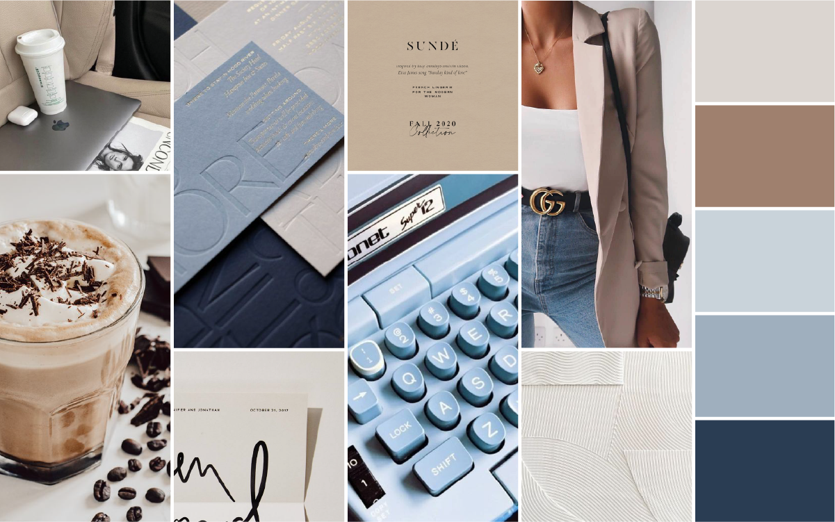 Moodboard : Élégant & Professionnel – Studio Latté